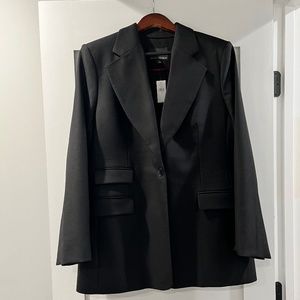 BANANA REPUBLIC LIDO SCULPTED ITALIAN WOOL BLAZER